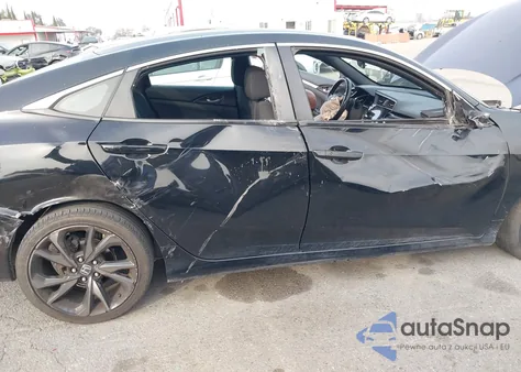 2019 Honda Civic Sport from USA, damaged, VIN 19XFC2F85KE206211